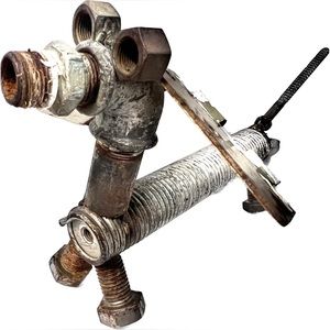Dachshund-Nuts, Bolts & Metal Parts Art